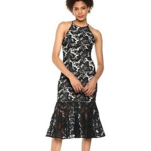 KEEPSAKE the Label EASY LOVE Rose Lace Midi Dress